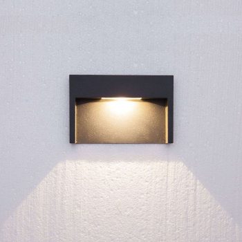 3 W zapustené nástenné LED svietidlo Mitja IP66