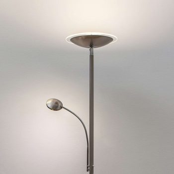 Stropné LED svetlo Malea rameno na čítanie nikel - Image 2