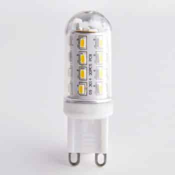 G9 3W 830 LED žiarovka v tvare rúry číra - Image 2