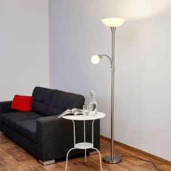 Stropné LED svetlo Elaina rameno na čítanie nikel - Image 2