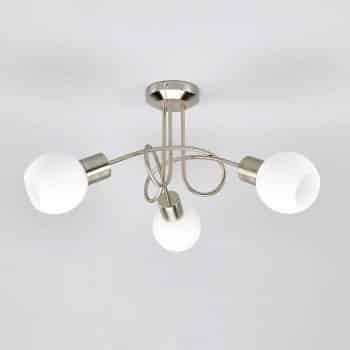 Stropné LED svietidlo Elaina 3-pl, matný nikel - Image 2
