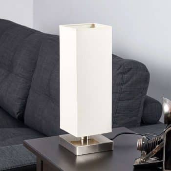 Martje – biela stolná lampa s E14 LED žiarovkou - Image 2