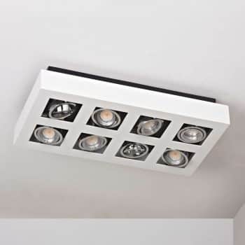Silné stropné LED svietidlo Vince v bielej 8pl - Image 2