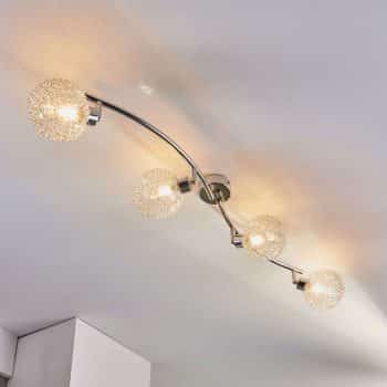 Stropné LED svietidlo Ticino, 4-plameňové - Image 2