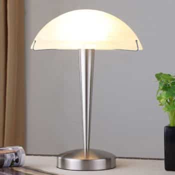 Stolná lampa Viola dotykový vypínač matný nikel - Image 2