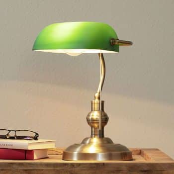 Lampa na písací stôl Milenka so zeleným tienidlom - Image 3