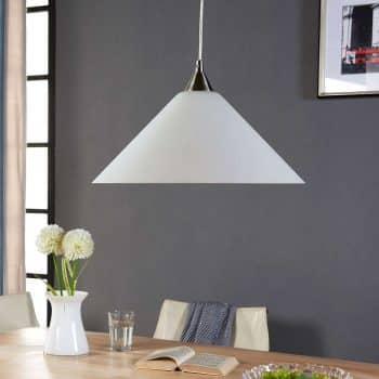 Decentná sklenená závesná lampa Petra - Image 2