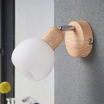 LED svetlo Svenka, 1-pl. Drevený vzhľad - Image 2