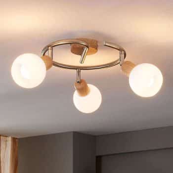 Stropné LED svietidlo Svenka 3-pl rondel