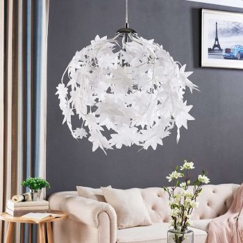 Závesná lampa Maple v lístkový vzhľad 38 cm - Image 2