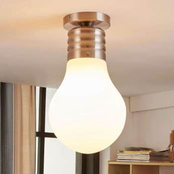 Stropné LED svietidlo Bado tvar žiarovky easydim