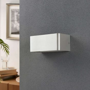 Nástenné LED svietidlo Lonisa, nikel, 20 cm - Image 2
