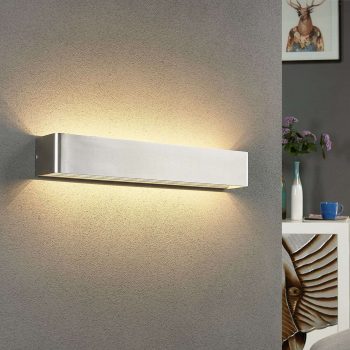 Nástenné LED svietidlo Lonisa, nikel, 53 cm