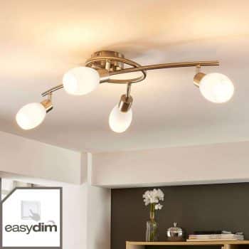 Stropné LED svietidlo Arda, easydim 4-plameň 65 cm
