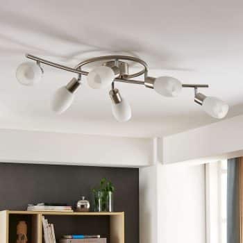 Stropné LED svietidlo Arda, easydim 6-plameň 75 cm