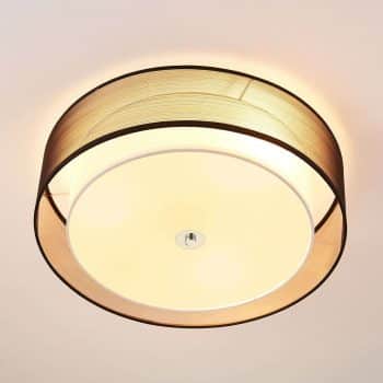 Stropné easydim svietidlo Tobia organza LED - Image 2