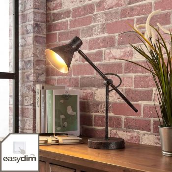 Hradzavá stolná LED lampa Zera, easydim