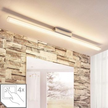 Stropné LED svietidlo Levke pre kúpeľňu