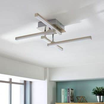 4-plameň stropné LED svietidlo Laurenzia, stmievač - Image 2