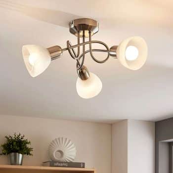 Paulina, 3-plameňové stropné LED svietidlo