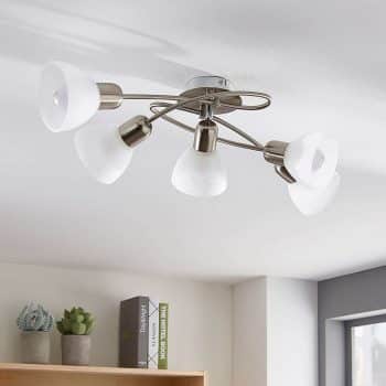 5-plameňové stropné LED svietidlo Paulina obývačka - Image 2