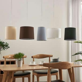 Textilná závesná lampa Hermina 5-plameňové - Image 2
