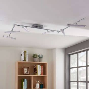 6-plameň stropné LED svietidlo Pilou stmievateľné - Image 2