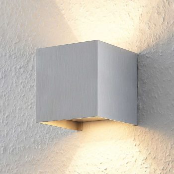 Hliníkové nástenné svetlo Zuzana G9 LED žiarovka