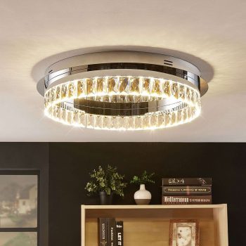 Stropné LED svietidlo Carmi krištáľ stmievateľné - Image 2