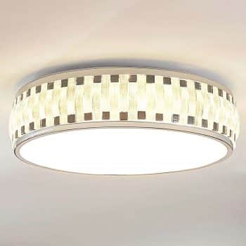 Stropné LED svietidlo Arjun ozdobné kamene orkúhle