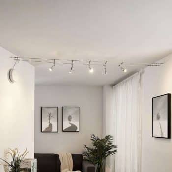 Lankový systém Rope so žiarovkami LED, 5 svetiel - Image 2