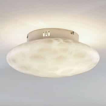 Stropná lampa Elida, alabastrové sklo, 33 cm