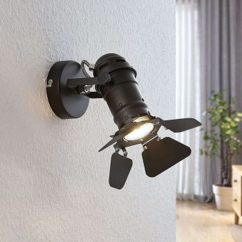 Nástenná lampa Tilen vo vzhľade reflektora - Image 2