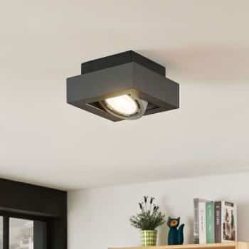 LED stropná lampa Ronka GU10, 1 svetlo, tmavosivá - Image 2