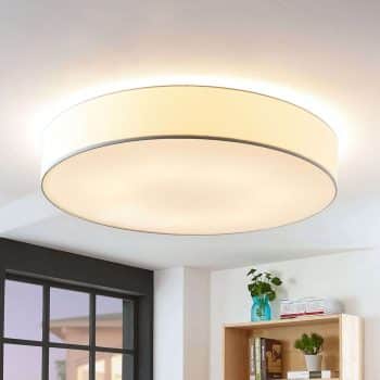 Látková stropná lampa Gordana biela, 98 cm - Image 2