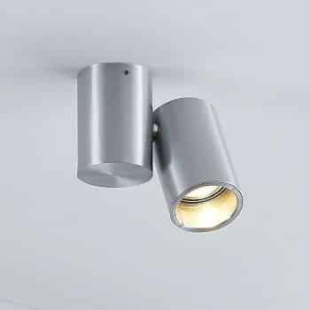 Stropná lampa Gesina, jedno svetlo, hliník