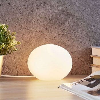 Lindby Tomas sklenená stolná lampa priemer 17,5 cm - Image 2