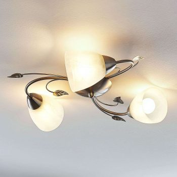 Lindby Yannie stropné LED svietidlo, 3-plameňové
