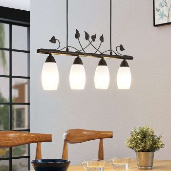 Lindby Isalie závesná LED lampa s trámom, 4-pl. - Image 2