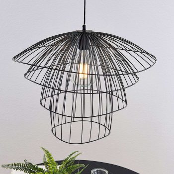 Lindby Raziel závesná lampa s jemným tienidlom