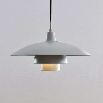 Lindby Artjom kovová závesná lampa, sivá