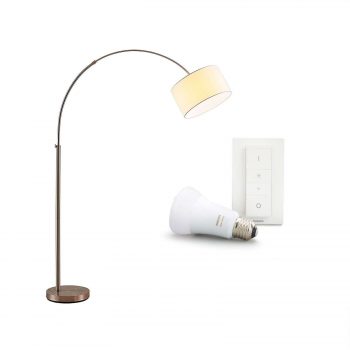 Stojaca lampa Railyn s Philips Hue E27, stmievač - Image 2