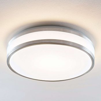 Lindby Nelia stropné LED svietidlo hliník, okrúhle