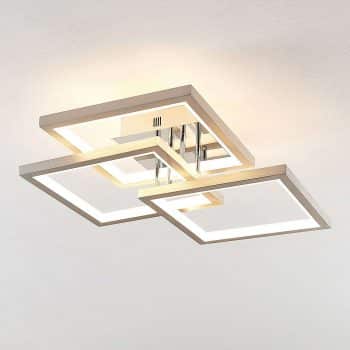Lucande Avilara stropné LED svietidlo, 57cm x 57cm
