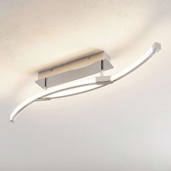 Lindby Rouven stropné LED svietidlo špirála, 4-pl.