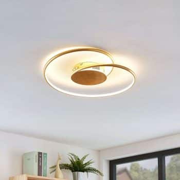 Lindby Joline stropné LED svietidlo, zlaté, 45 cm - Image 2