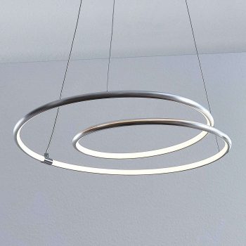 Lindby Lucy závesné LED svietidlo, 45 cm, hliník