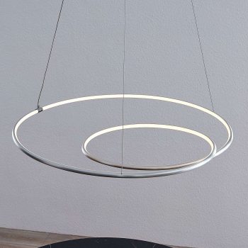 Lindby Lucy závesné LED svietidlo, 70 cm, hliník