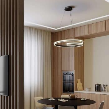 Lucande Gwydion závesné LED svietidlo, 80 cm - Image 2