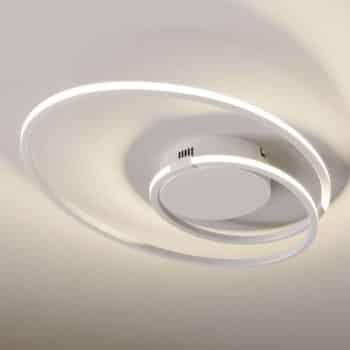Lindby stropné LED svietidlo Xenias biele 60x35 cm